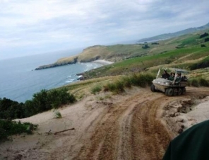 Argo above the dunes